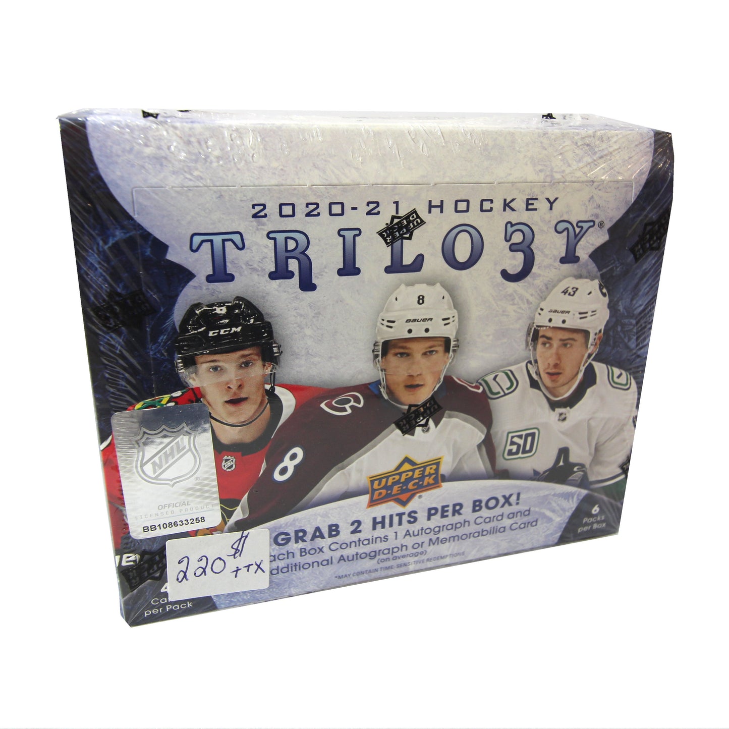 2020-21 Upper Deck NHL Trilogy Box