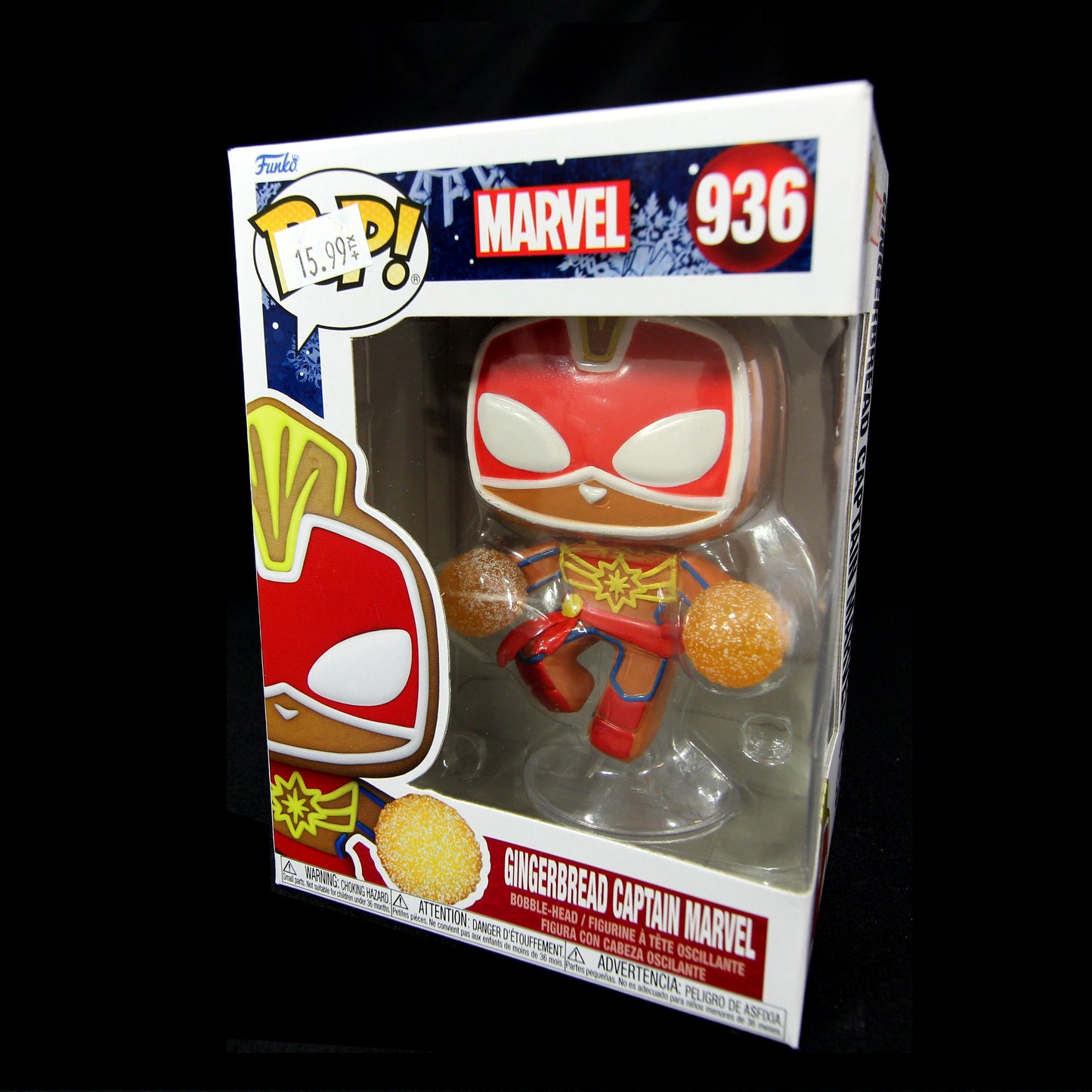 Funko Pop Marvel Gingerbread Captain Marvel 936