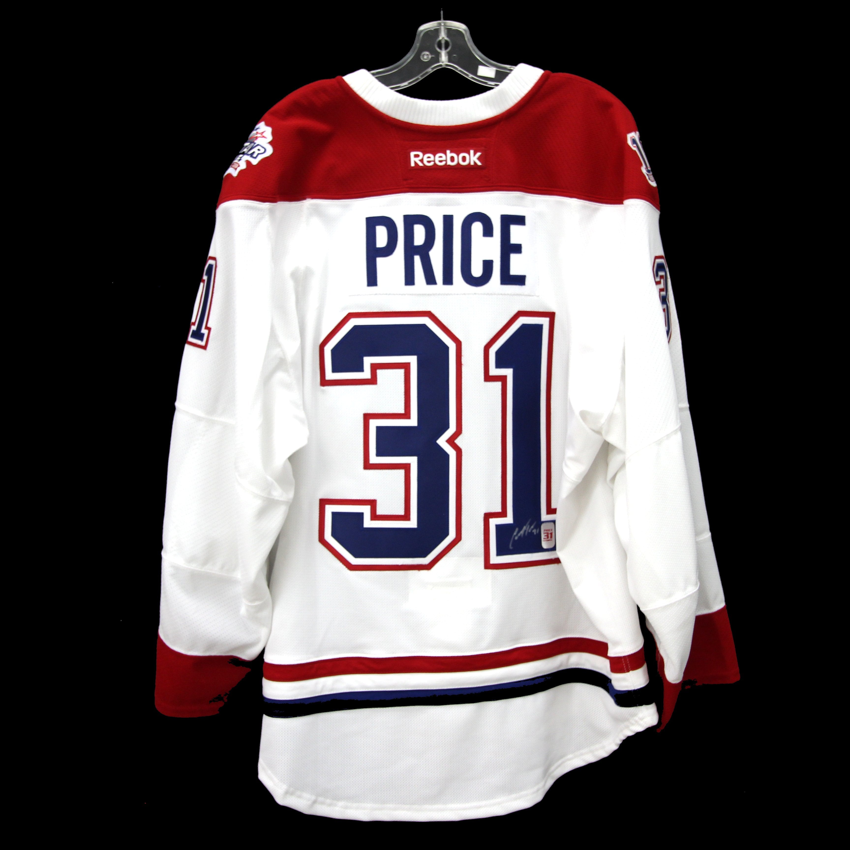 Carey price outlet autographed jersey