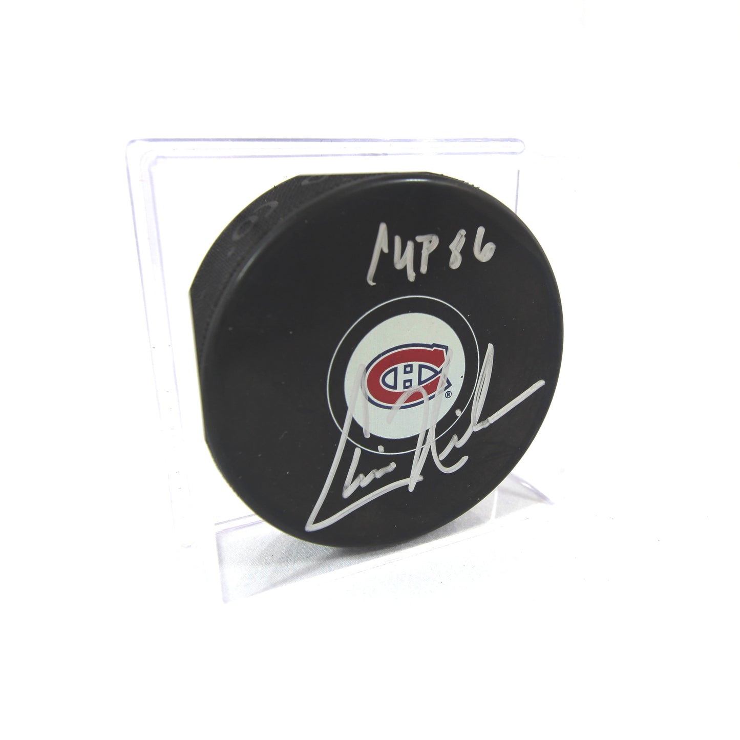 Chris Nilan Autographed Puck / Rondelle autographiée