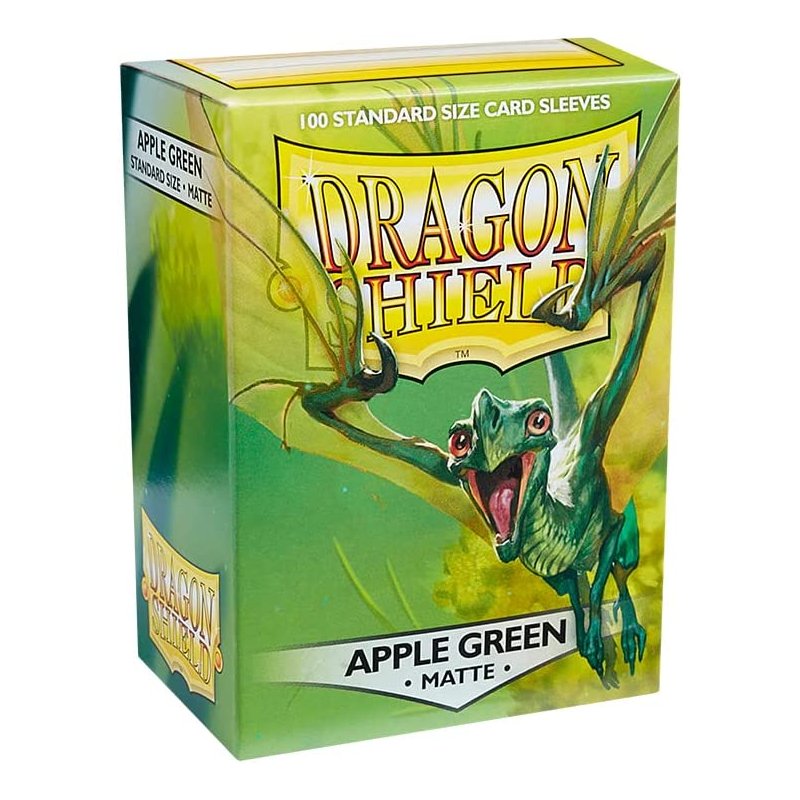 Dragon Shield - 100 sleeves / étuis - Apple Green Matte