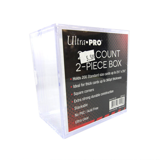 Ultra Pro 2-Piece Box - holds up to 200 cards