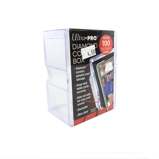 Ultra Pro Diamond Corner Box  - holds up to 100 card