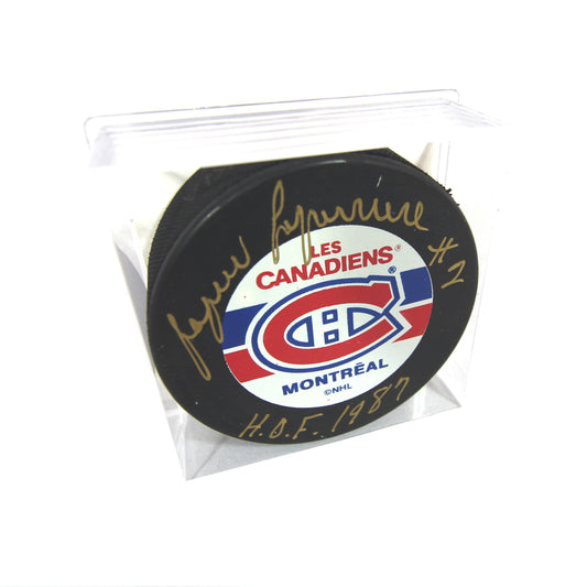 Jacques Laperrière Autographed Puck / Rondelle autographiée