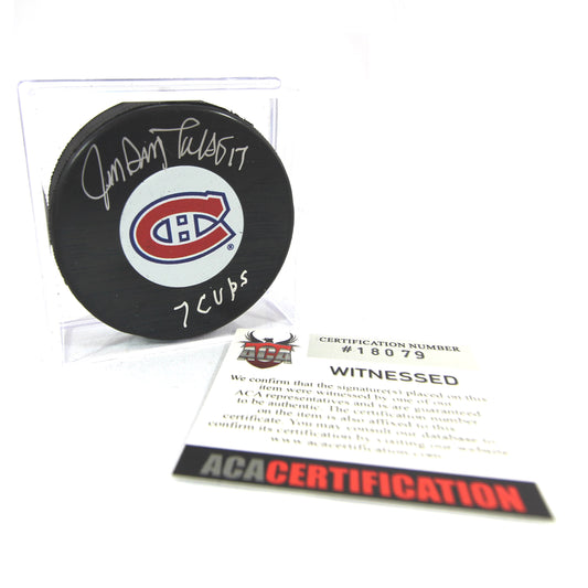 Jean-Guy Talbot Autographed Puck / Rondelle autographiée