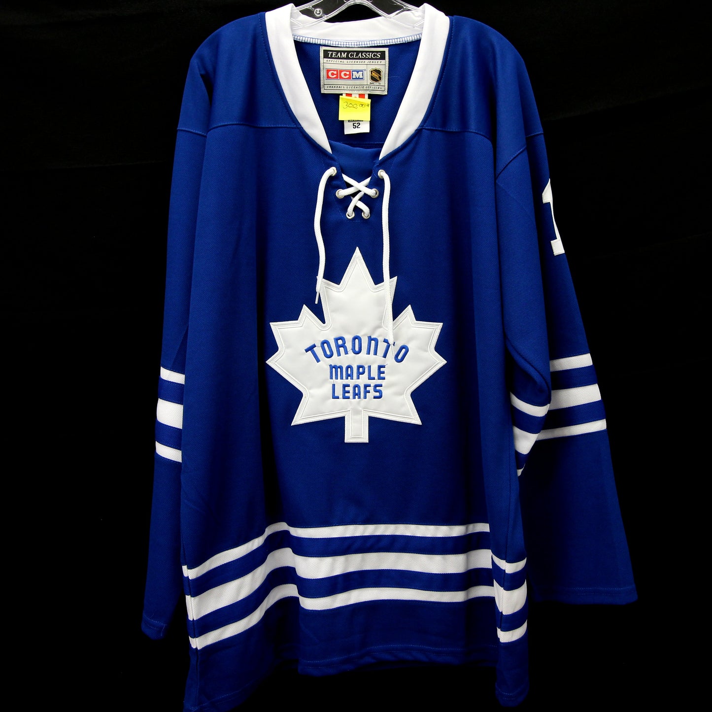 Johnny Bower - Maple Leafs - Autographed Jersey / Chandail autographié X21424