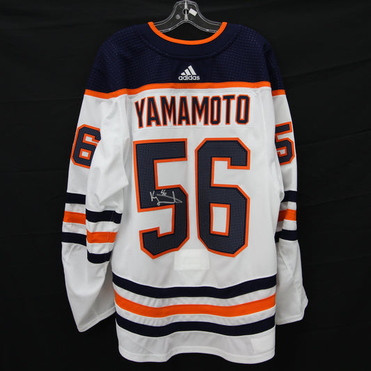 Kailer Yamamoto - Oilers - Autographed Jersey / Chandail autographié