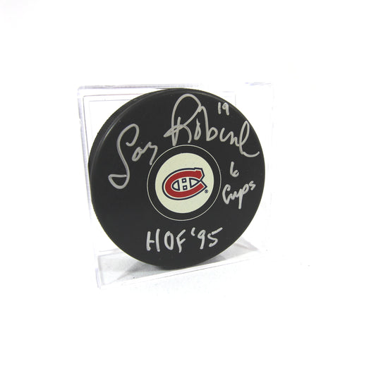 Larry Robinson Autographed Puck / Rondelle autographiée