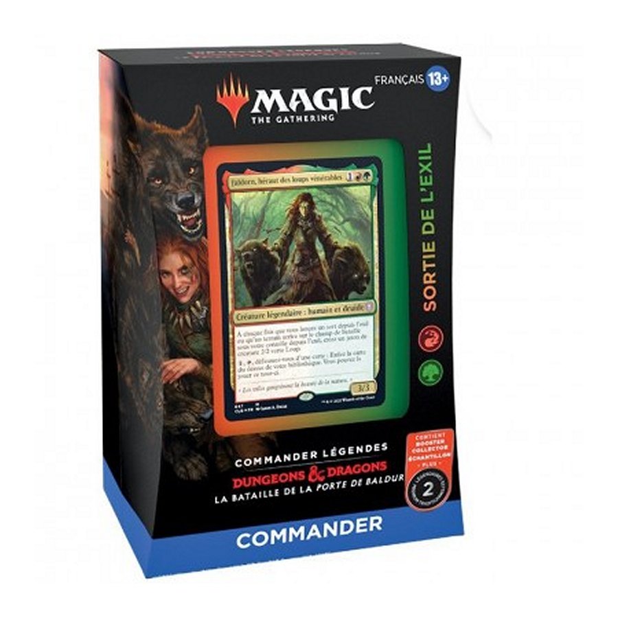 Magic The Gathering - Dungeon & Dragons La bataille de la porte de Baldur - Sortie de l'exil - Commander