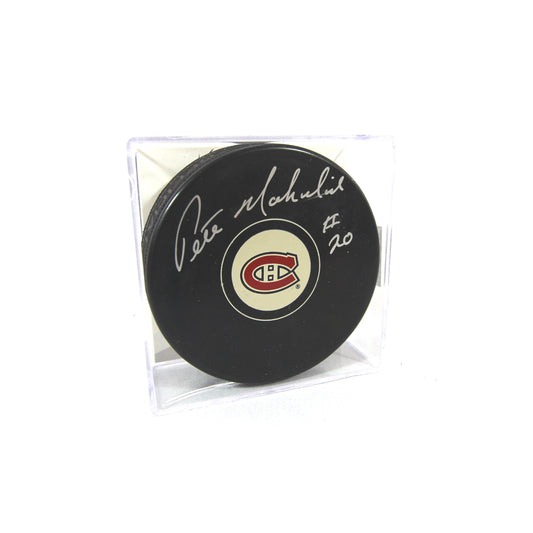 Pete Mahovlich Autographed Puck / Rondelle autographiée