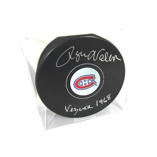 Rogatien Vachon Autographed Puck / Rondelle autographiée