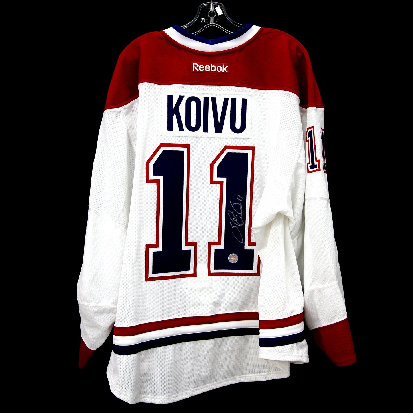 Saku Koivu - Canadiens - Autographed Jersey / Chandail autographié