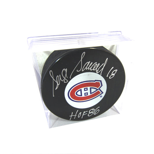 Serge Savard Autographed Puck / Rondelle autographiée