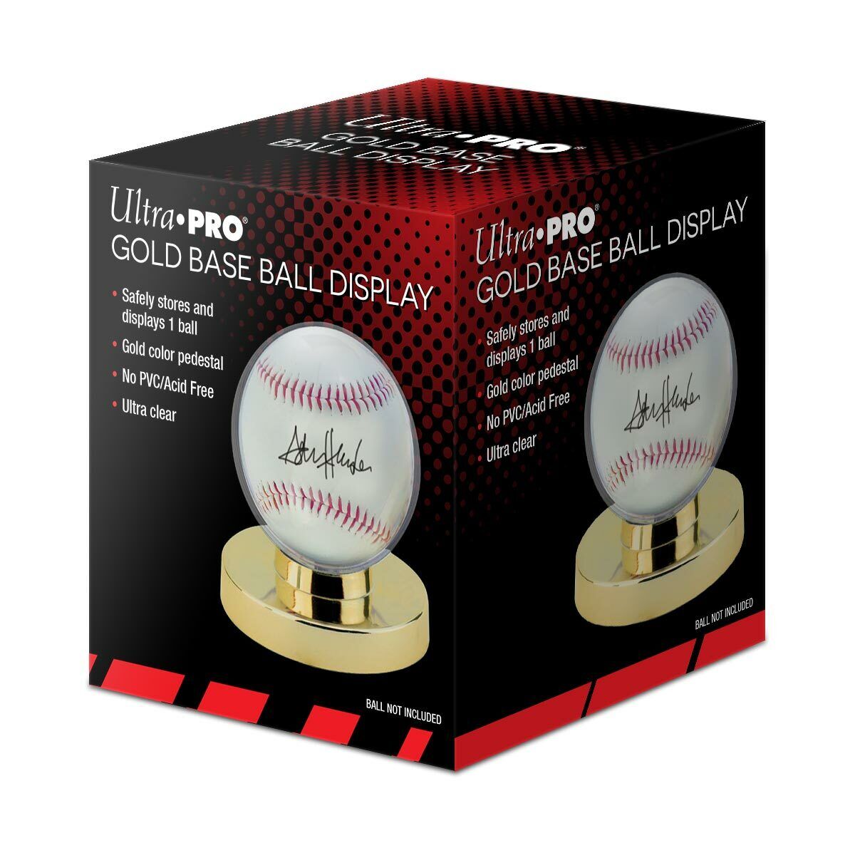 Ultra-Pro Gold Base Baseball Holder / Présentoire de balle de baseball avec base dorée