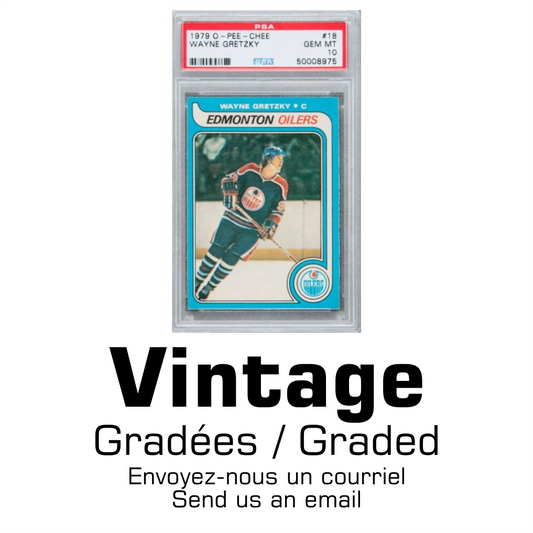 Cartes «Vintage» gradées / Vintage Graded Cards